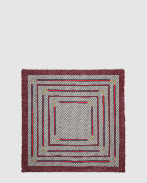 [GUCCI-구찌]GG 웹 실크 울숄 756936