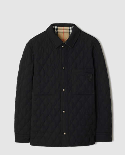 [BURBERRY-버버리]리버시블 퀼팅 나일론 오버셔츠 80969151