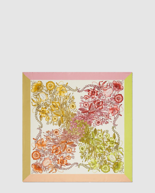 [GUCCI-구찌]꽃 인쇄 실크 775773