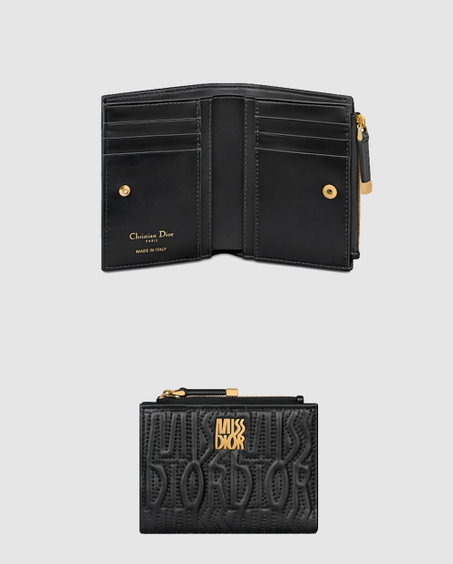 [DIOR-디올]양가죽 퀼팅 지갑 S3602