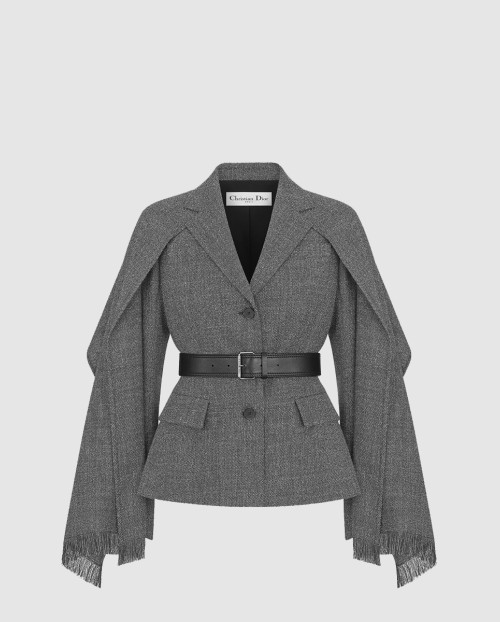 [DIOR-디올]벨트 재킷 & 탈착식 스카프 511V2