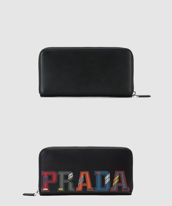 [PRADA-프라다]사피아노 가죽 지퍼 장지갑 2ML317