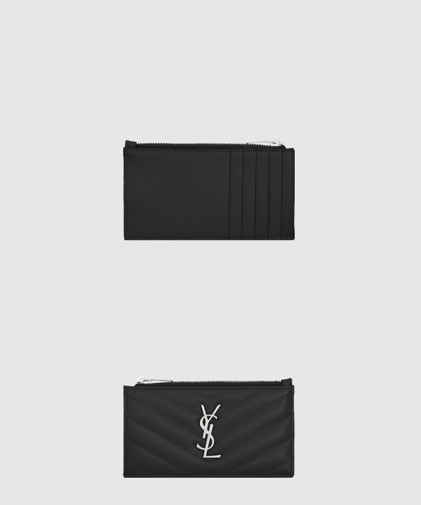 [SAINT LAURENT-생로랑]모노그램 지퍼 카드지갑 607915