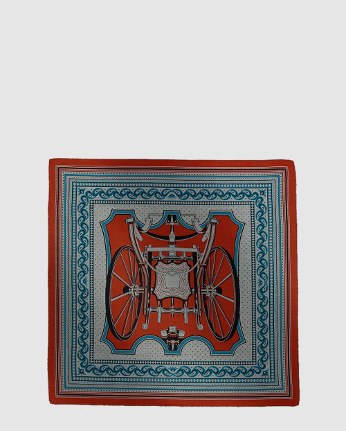 [HERMES-에르메스]Les Roues de Phaeton Bandana 숄