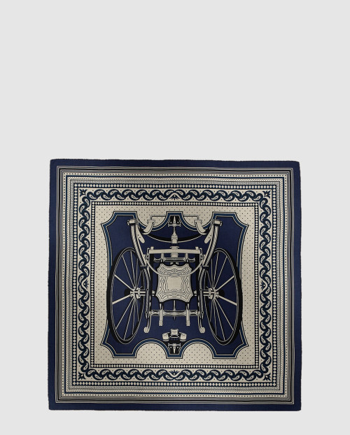 [HERMES-에르메스]Les Roues de Phaeton Bandana 숄