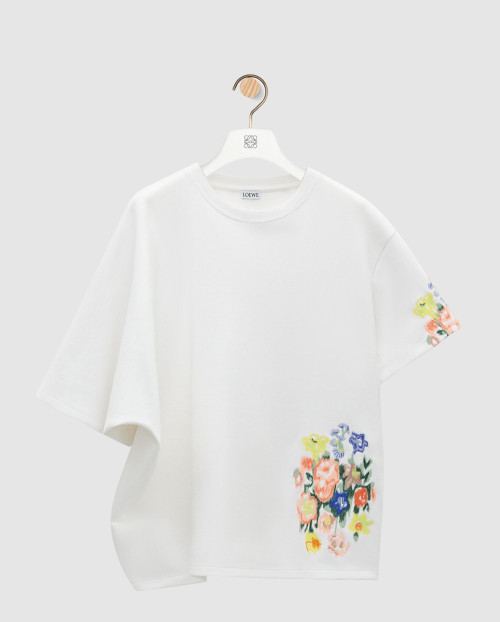 [LOEWE-로에베]자수 드레이프 티셔츠