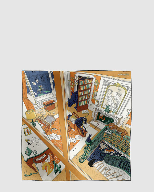 [HERMES-에르메스]Mystere au 24 스카프