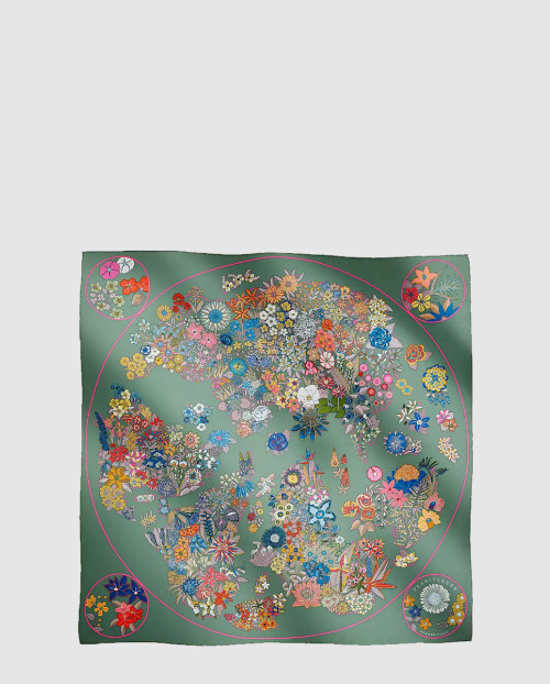 [HERMES-에르메스]Planifleurs 스카프