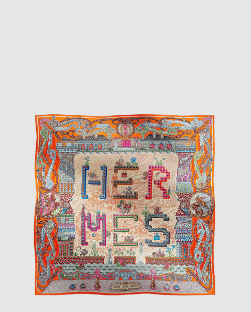 [HERMES-에르메스]Super Silk Quest 스카프 90