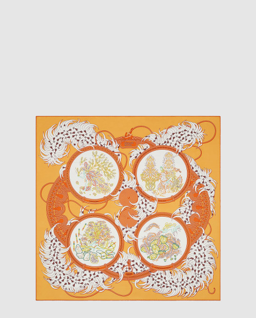 [HERMES-에르메스]Legende Brodee 스카프 90