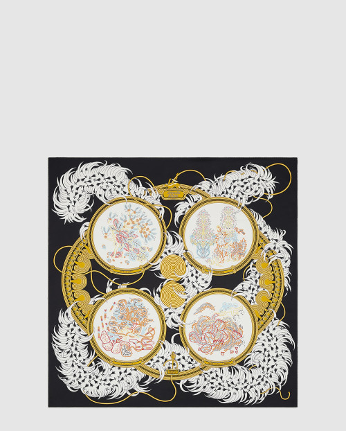 [HERMES-에르메스]Legende Brodee 스카프 90