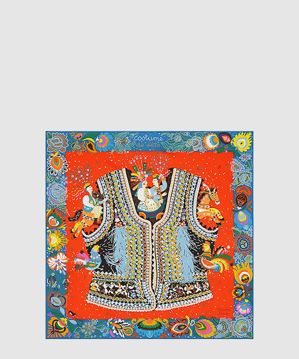 [HERMES-에르메스]코스튬 드 페테 스카프 90