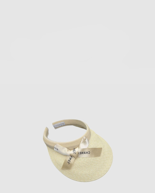 [CHANEL-샤넬]밀짚모자 선캡 AA6245
