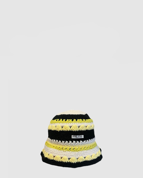 [MIUMIU-미우미우]크로셰 햇 5HC286