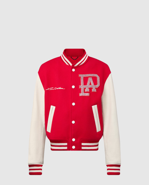 [LOUIS VUITTON-루이비통]믹스 레더 바시티 블루종 1AFIQJ