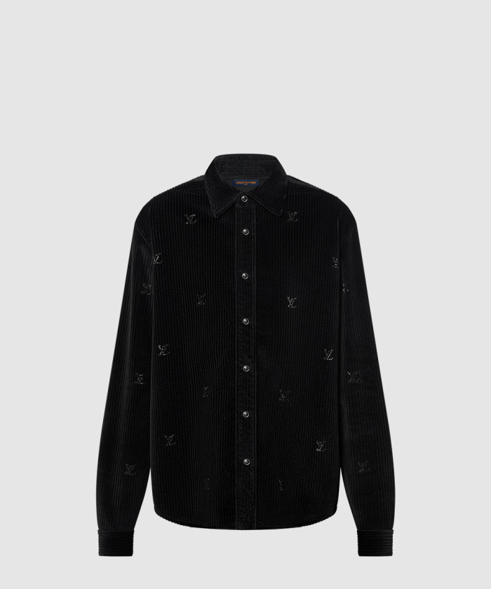 레플리카|이미테이션 louis-vuitton-루이비통버튼-다운-롱-슬리브드-코듀로이-셔츠-1afxv2