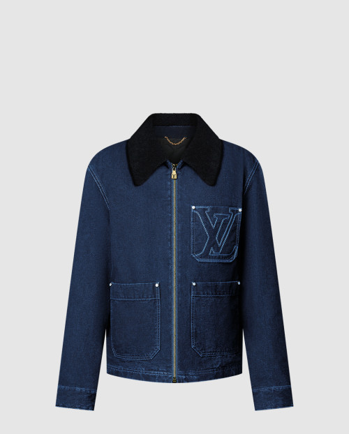 [LOUIS VUITTON-루이비통]윈터리 워크웨어 데님 재킷 1AGIO4