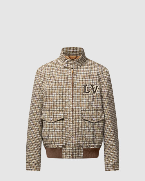 [LOUIS VUITTON-루이비통]모노그램 울 해링턴 블루종 1AGIP0