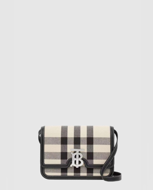 [BURBERRY-버버리]스몰 체크 캔버스 TB백 80522891