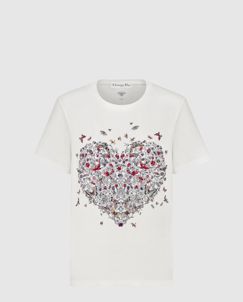[DIOR-디올]Dioramour 자수 티셔츠 513T0