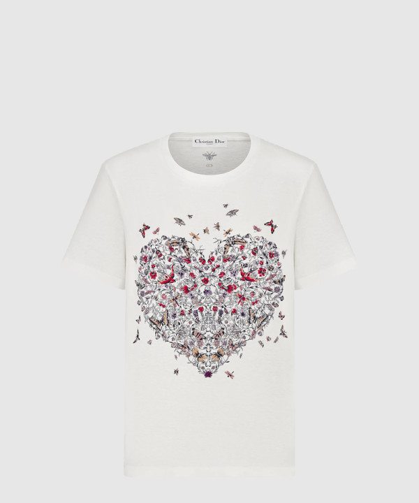 [DIOR-디올]Dioramour 자수 티셔츠 513T0
