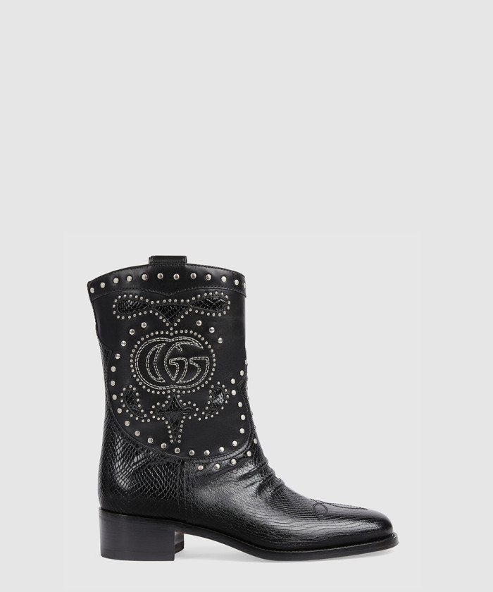 레플리카|이미테이션 gucci-구찌더블-g스터드-장식의-부츠-750508