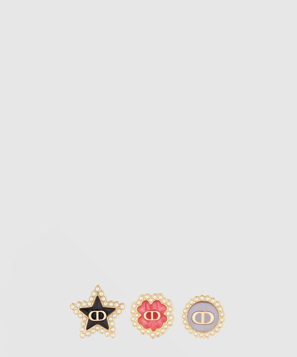 [DIOR-디올]Petit CD Lucky Baroque 스터드 귀걸이 세트 E3749