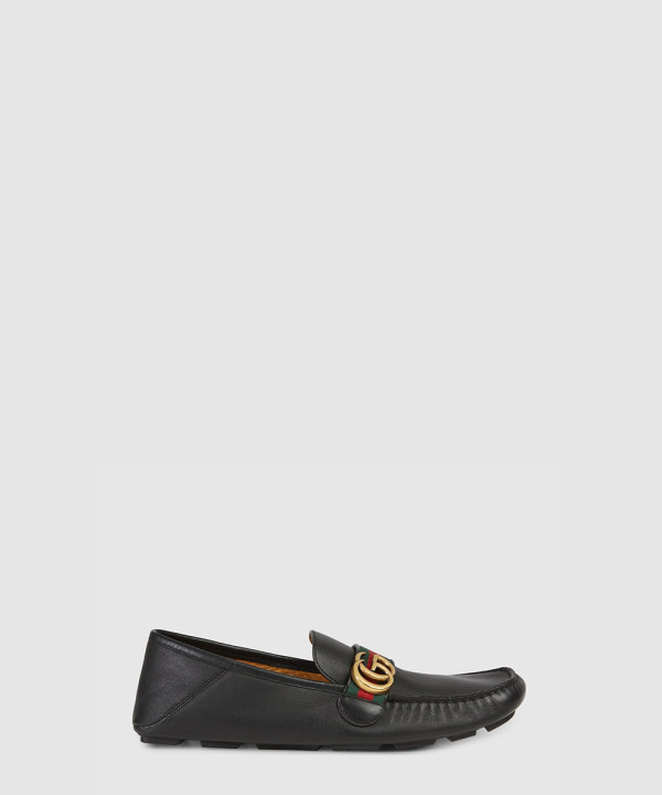 [GUCCI-구찌]가죽 있는 웹이 드라이버 ‎450891