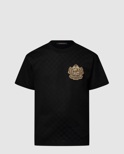 [LOUIS VUITTON-루이비통]시그니처 패치 코튼 티셔츠 1AGJZI