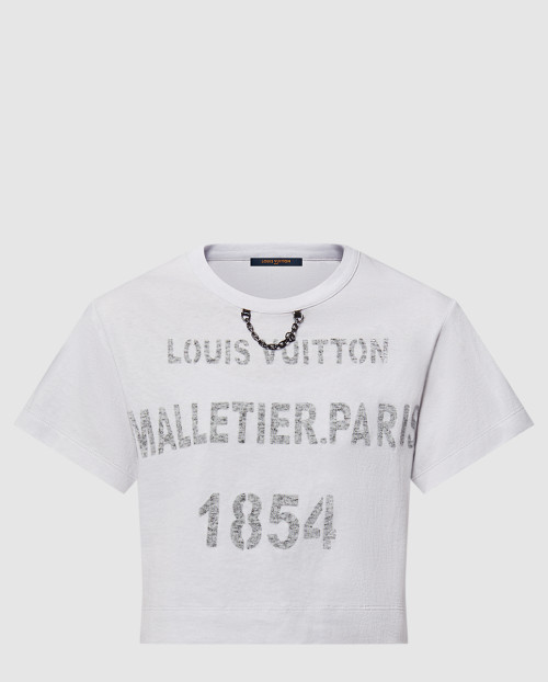 [LOUIS VUITTON-루이비통]스텐실 시그니처 크롭 톱 1AGQFH