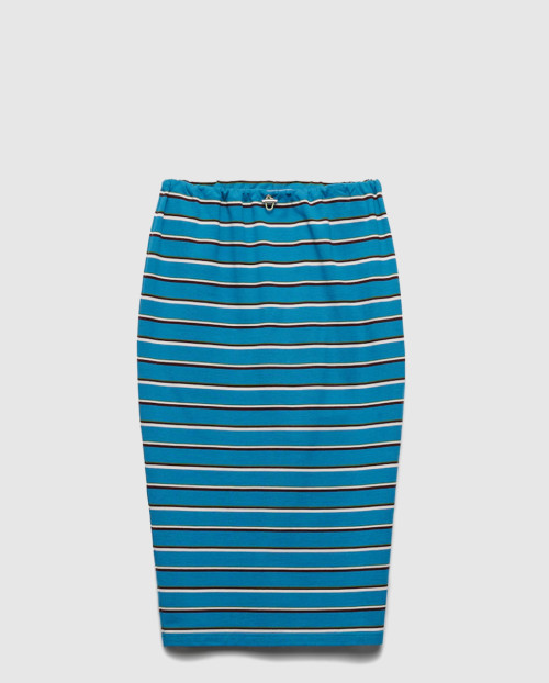 [PRADA-프라다]스트라이프 피케 스커트 31147