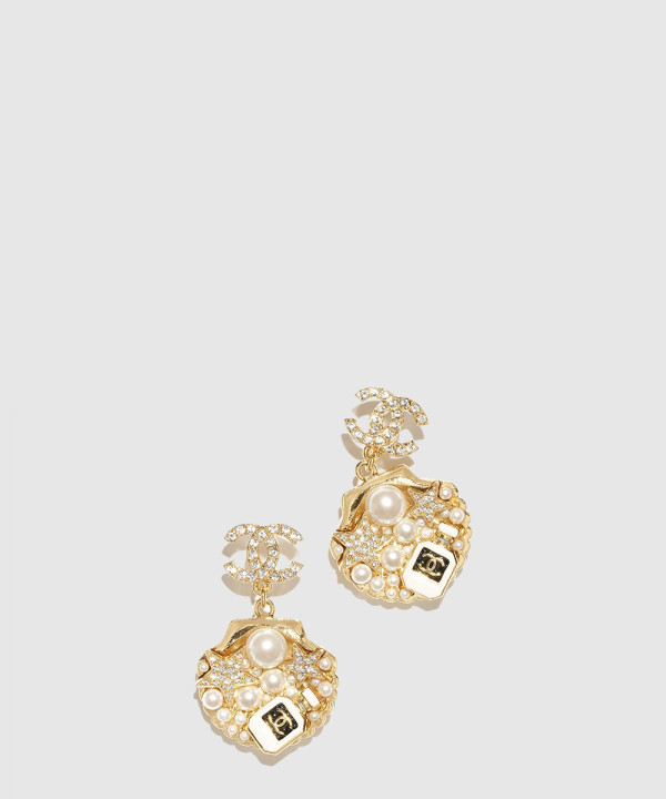 [CHANEL-샤넬]Clip-on Pendant 귀걸이 ABF071