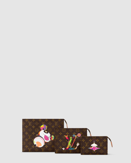 [LOUIS VUITTON-루이비통]LV x TM 트리오 토일레트리 파우치 M13762