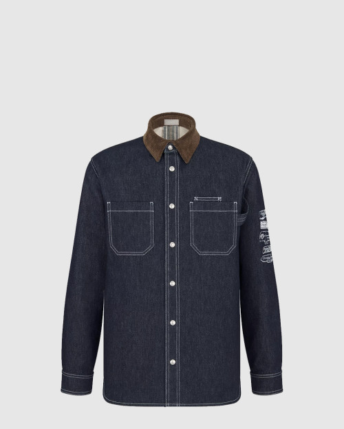 [DIOR-디올]Archives Labels 오버셔츠 513D5