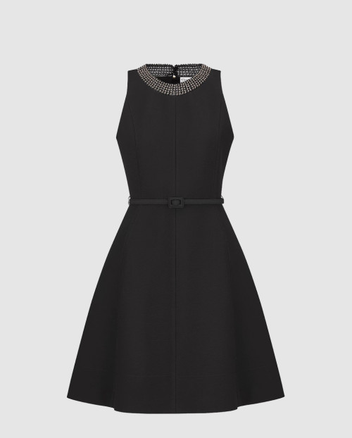 [DIOR-디올]자수 플레어 드레스 451R8