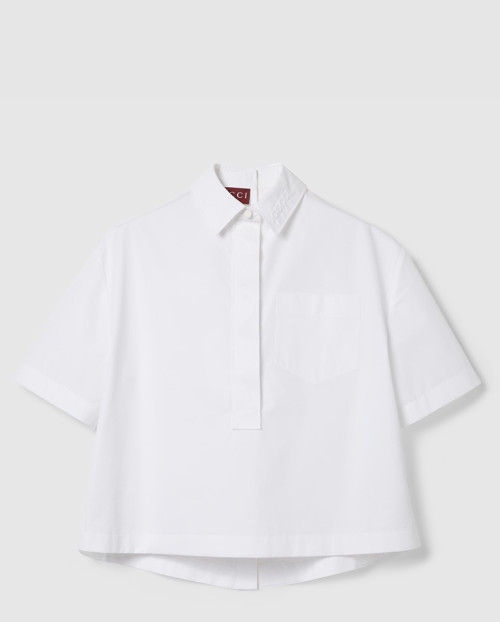 [GUCCI-구찌]엠보싱 코튼 포플린 셔츠 808425