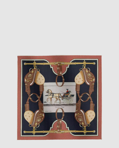 [HERMES-에르메스]Carrick a Pompe 90 스카프