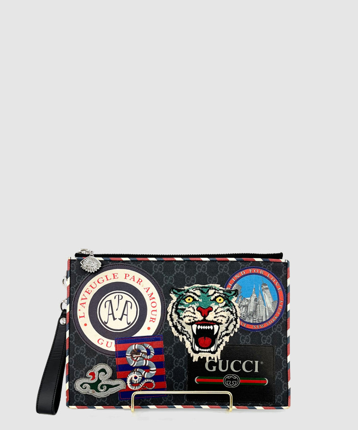 레플리카|이미테이션 gucci-구찌gg-수프림-나이트-쿠리에-클러치-496346