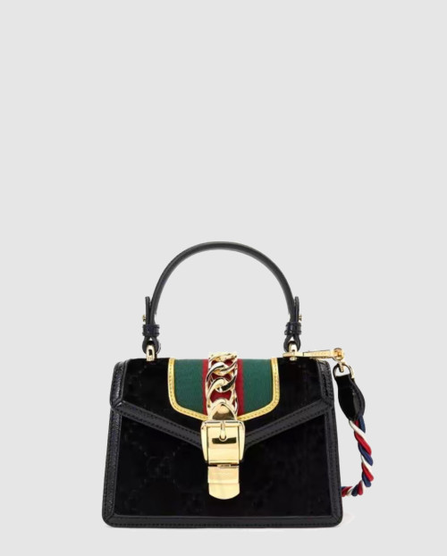 [GUCCI-구찌]비로드 미니 실비백 470270
