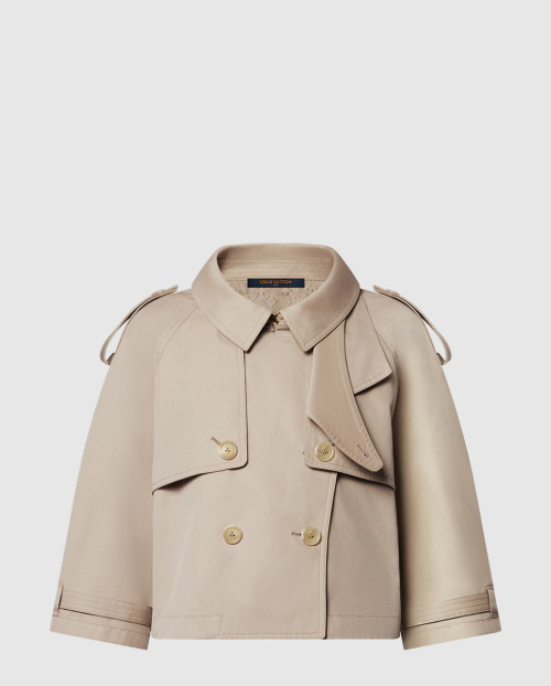 [LOUIS VUITTON-루이비통]크롭 트렌치코트 재킷 1AGNEG