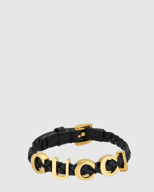 [GUCCI-구찌]레더 팔찌 684631