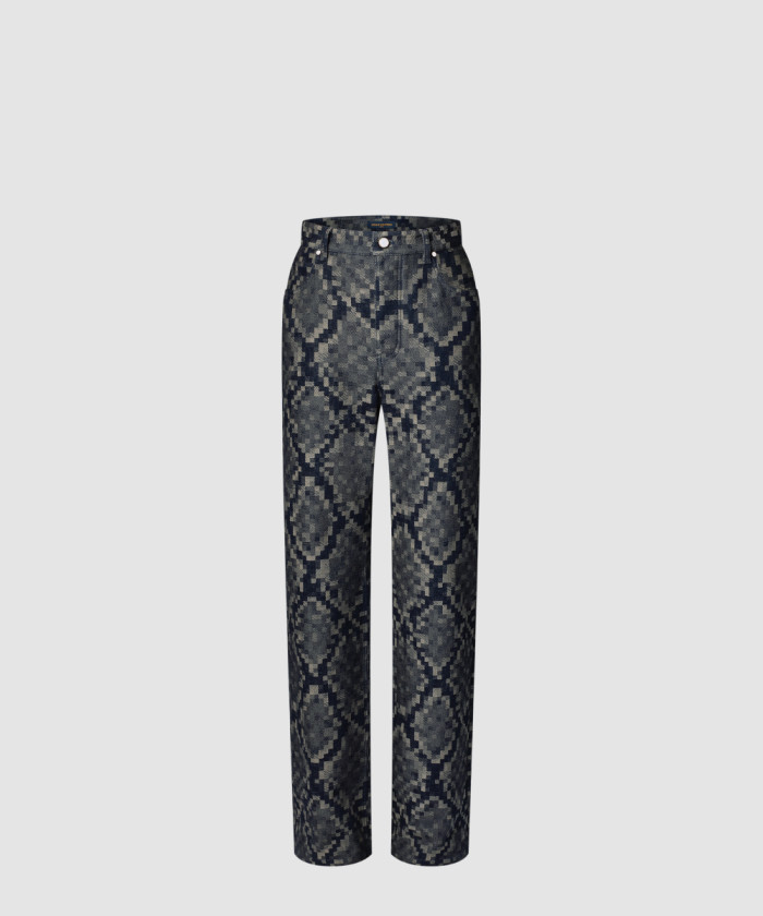 레플리카|이미테이션 louis-vuitton-루이비통그래픽-데님-스케이트-팬츠-1ahdev
