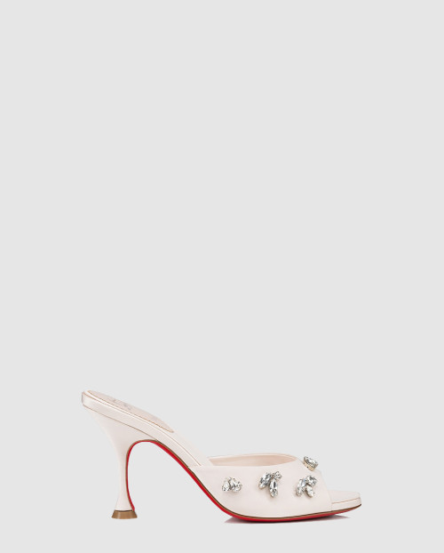 [LOUBOUTIN-루부탱]크리스탈 슬리퍼 힐 3231154