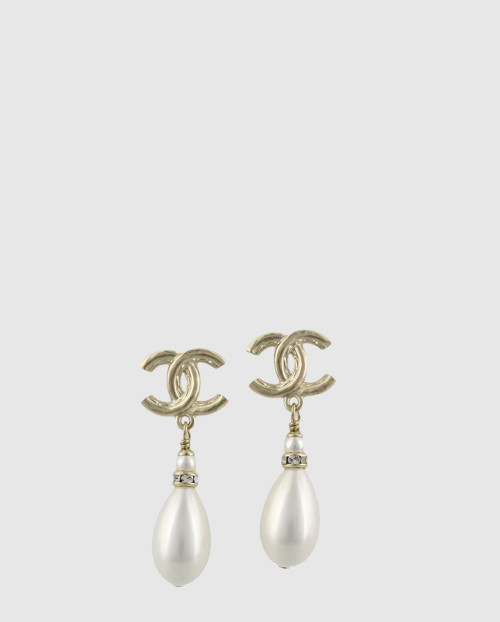[CHANEL-샤넬]더블 C 드롭 귀걸이 AB8513
