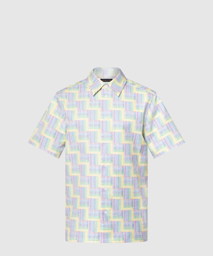 레플리카|이미테이션 louis-vuitton-루이비통그래픽-프린티드-쇼트-슬리브드-셔츠-1agtqk
