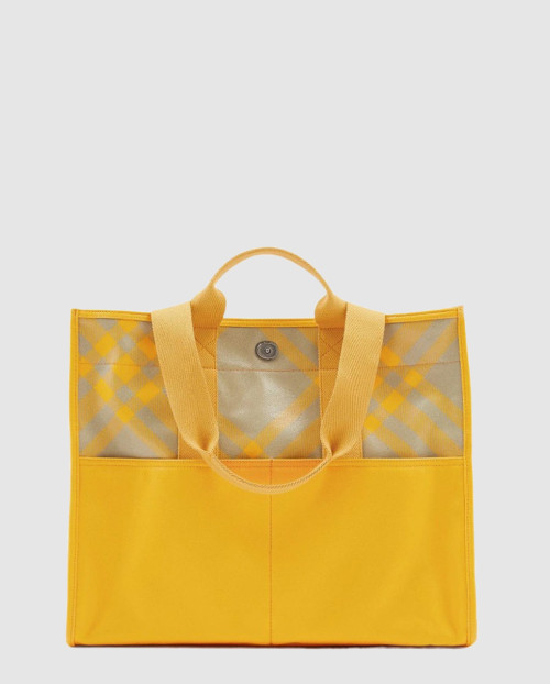 [BURBERRY-버버리]체크 코튼 토트백 80751361