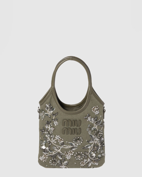 [MIUMIU-미우미우]아이비 자수 가바딘백 5BA281