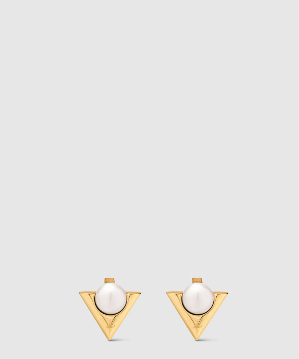 [LOUIS VUITTON-루이비통]V 포 비통 펄 앤드 메탈 귀걸이 M02368