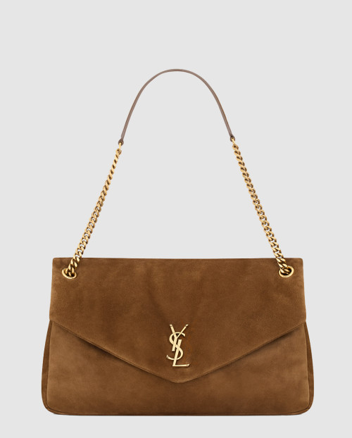 [SAINT LAURENT-생로랑]스웨이드 소재의 calypso 라지백 777399