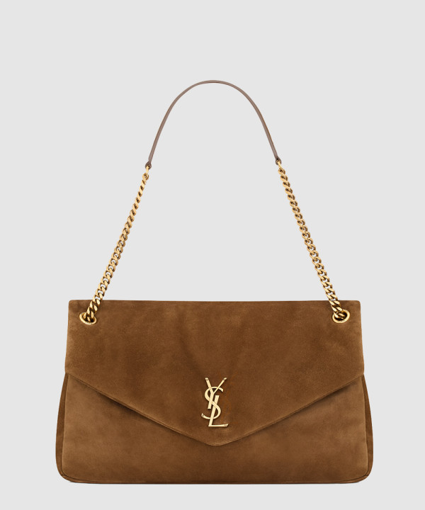 [SAINT LAURENT-생로랑]스웨이드 소재의 calypso 라지백 777399